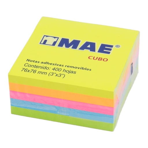 [000284] Cubo Neon 3 x 3 C/ 400 pzs Mae