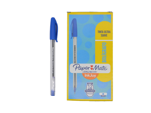 [000436] Pluma Kilometrico 1.0 mm P/ Mediano Azul C/ 12 pzs Newell