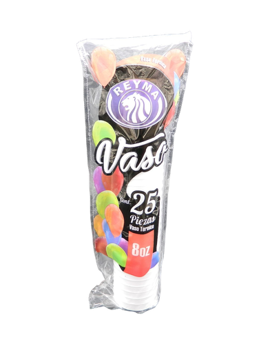 [000779] Vaso Termico #8 C/ 25 pzs C/ 40 pqts Reyma