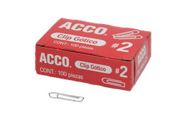 [000820] Clip Gotico #2 C/ 100 pzs Acco