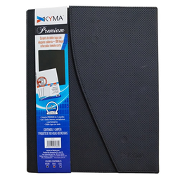 [001070] Carpeta Ejecutiva Premium Negro C/ 100 hjs Kyma