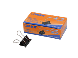 [001136] Binder Clip 25 mm 1" C/ 12 pzs Mae