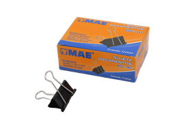[001138] Binder Clip 41 mm 1 5/8" C/ 12 pzs Mae