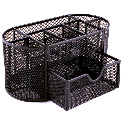 [001154] Organizador Escritorio C/ Cajon Mesh Negro Mae